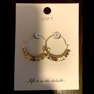 Ann Taylor Loft hoop earrings